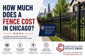 a guide and calculator to Fence Cost in Chicago