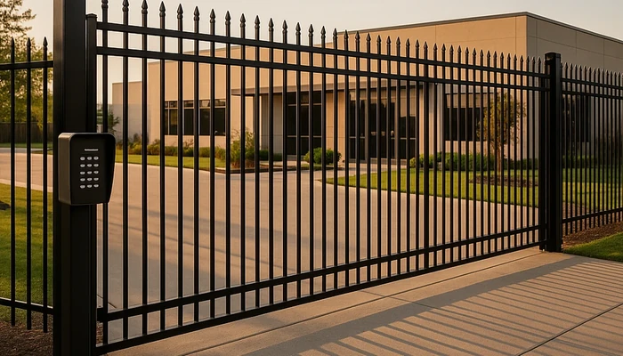 integrating-commercial-fences-with-security-systems