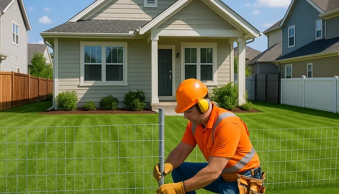 quick-wire-fence-installation
