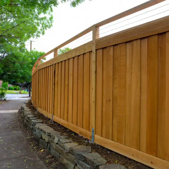 wood fence andersonville il chicagoland fence pros.webp