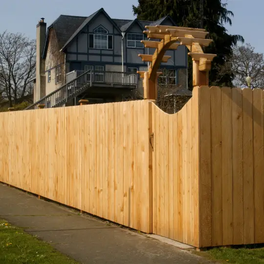 wood fence north park il chicagoland fence pros.webp